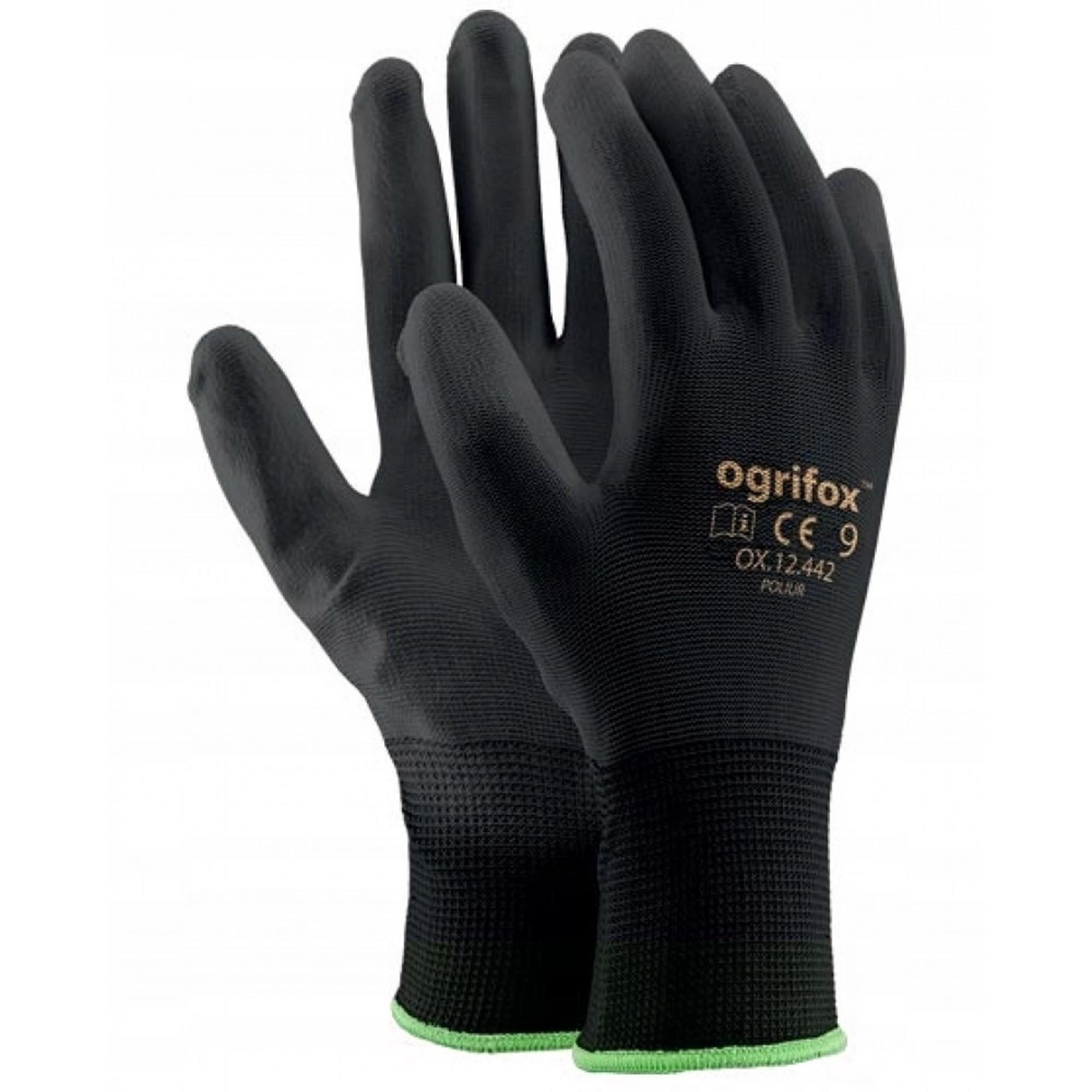 TSB Werk Gartenhandschuhe 12x Arbeitshandschuhe Mechanikerhandschuhe Schwar günstig online kaufen