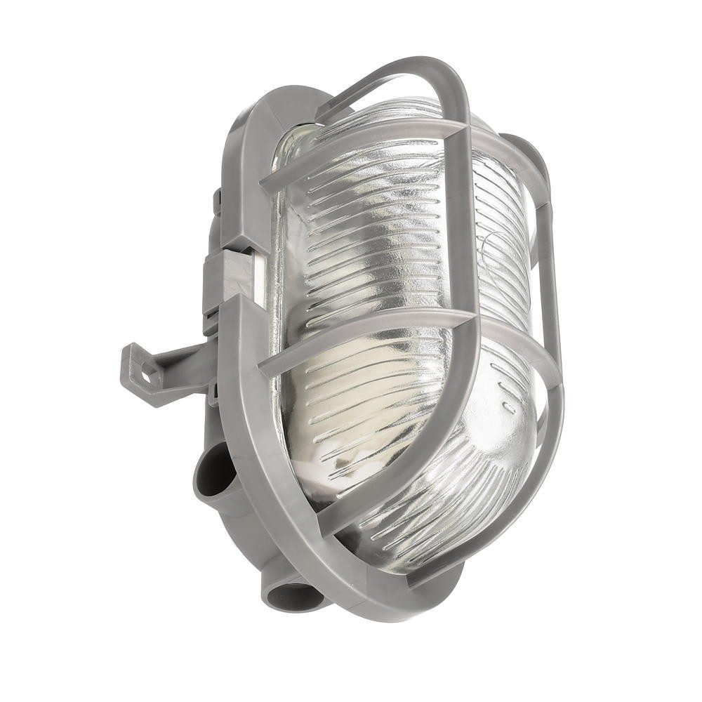 Deko-Light Außen-Wandleuchte Wand- und Deckenleuchte Sotano Retro in Grau E27 IP44 länglich