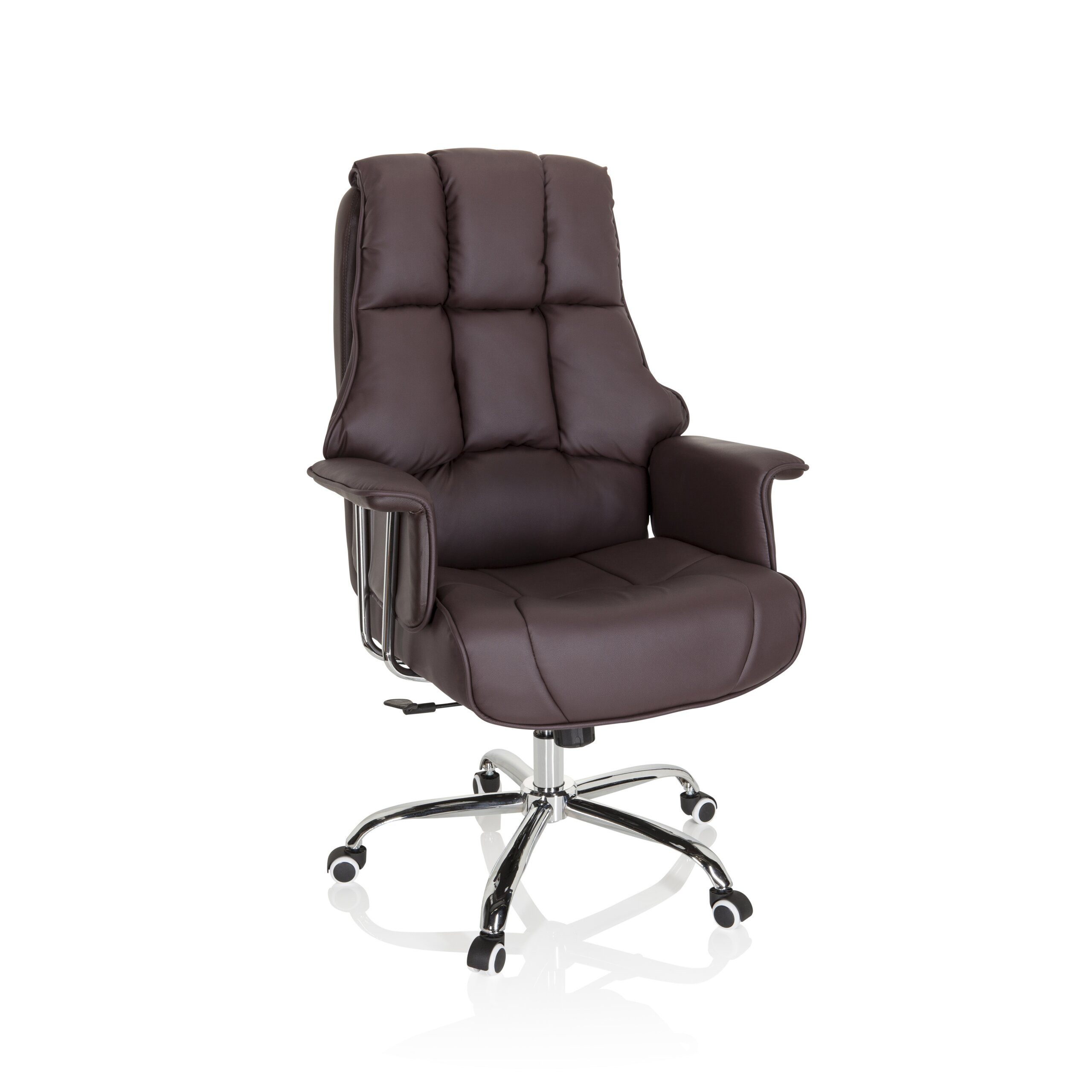 hjh OFFICE Chefsessel Profi Chefsessel Commander Kunstleder, Drehstuhl Bürostuhl ergonomisch