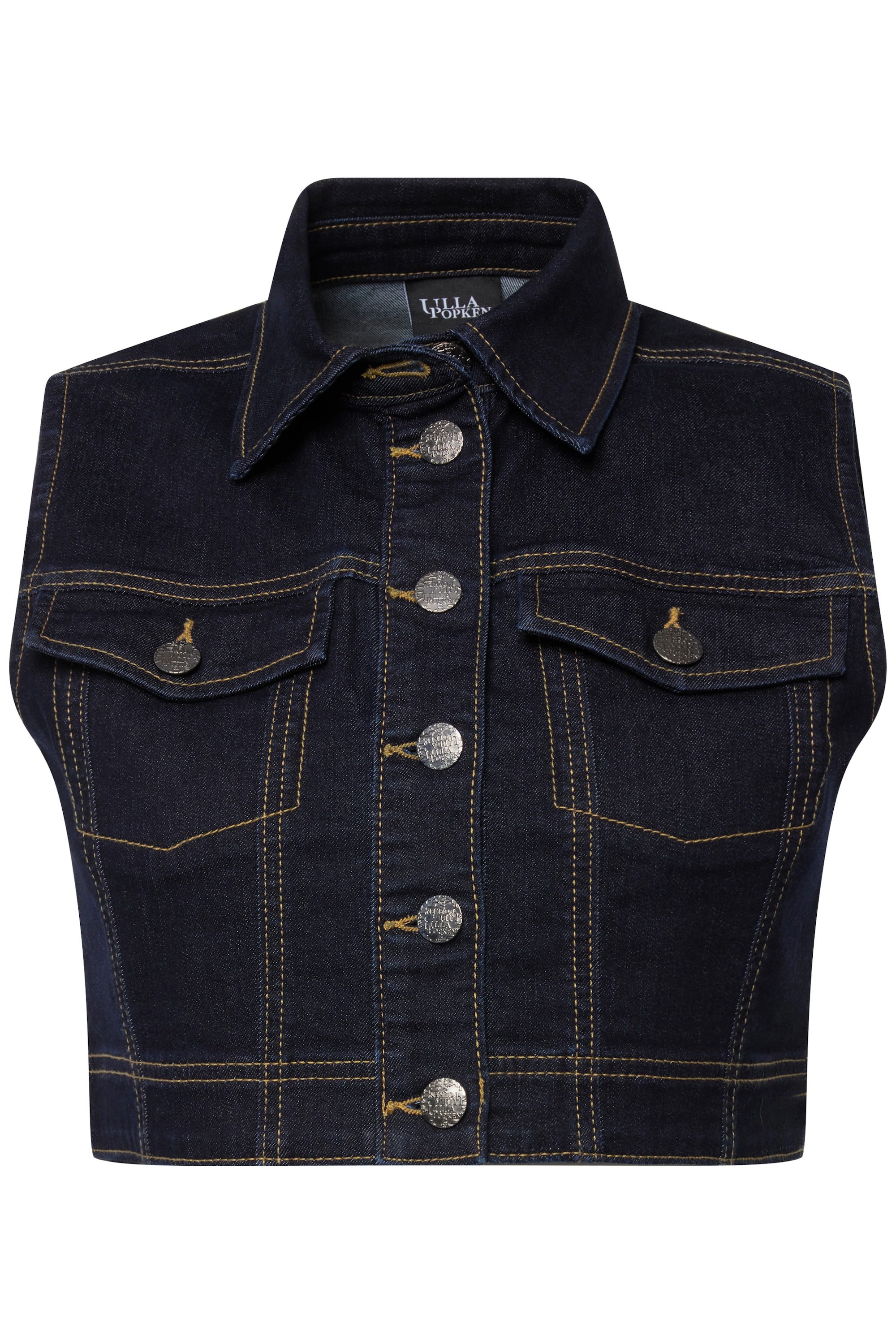 Ulla Popken Jeansweste Jeansweste kurz Slim günstig online kaufen