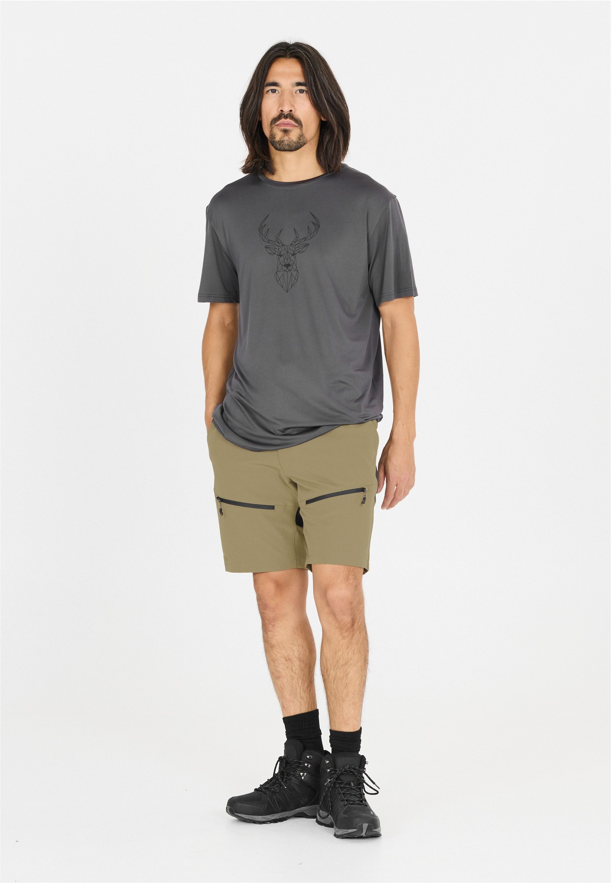 WHISTLER Shorts mit 4-Wege-Stretch-Material