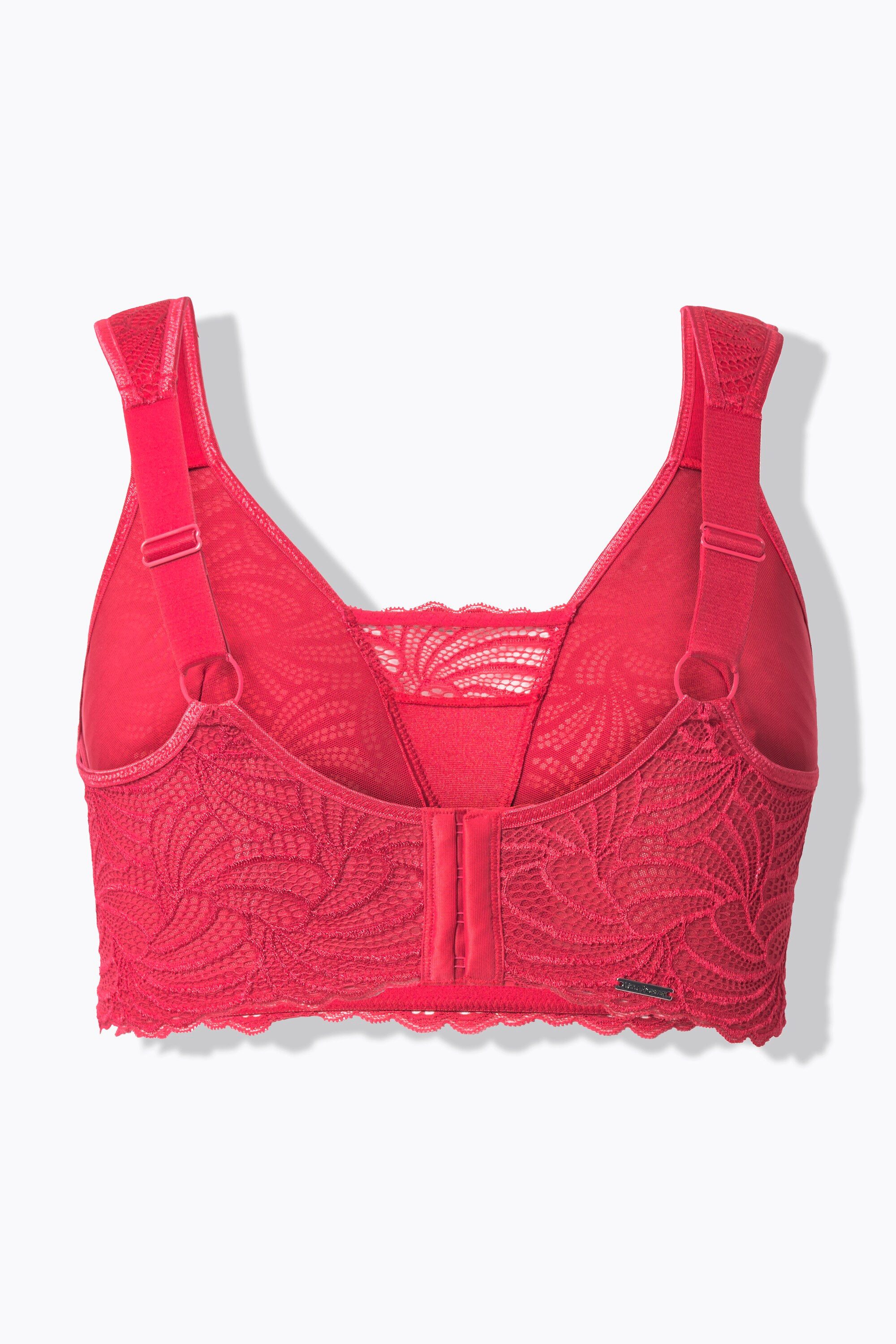 Ulla Popken Bügelloser BH Bralette Spitze ohne Bügel