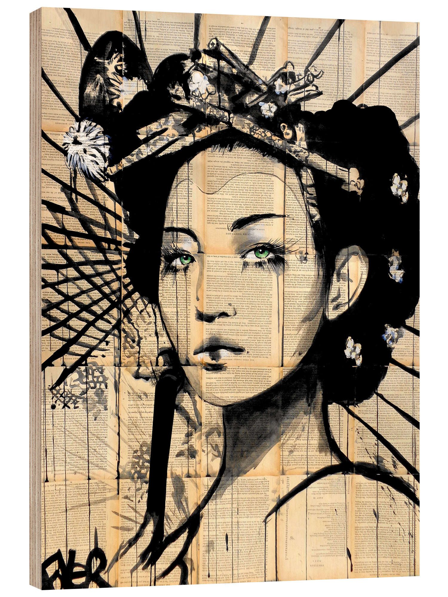 Holzbild Loui Jover