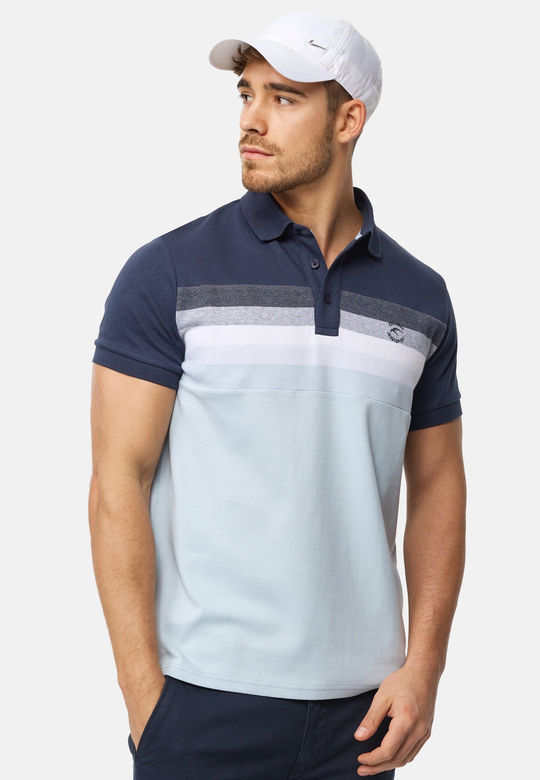 Indicode Poloshirt INMobile Sky Way