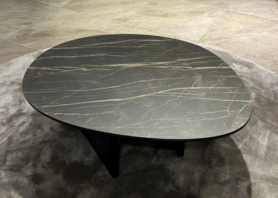 Xlmoebel Couchtisch Ovaler Design Couchtisch - Qualität, Stabilität, Eleganz, Modernität, Made in Europa