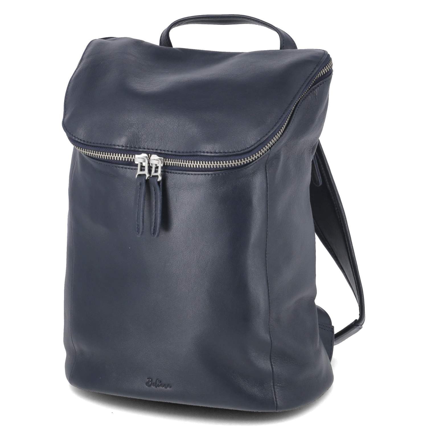 Beliana Cityrucksack Beliana BEL5473-09 Rucksäcke Glattleder blau