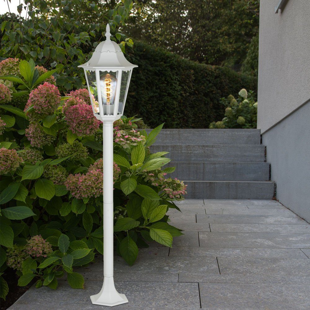 etc-shop LED Außen-Stehlampe, Leuchtmittel inklusive, Warmweiß, Gartenlaterne für Draußen Außenstehlampe für Garten