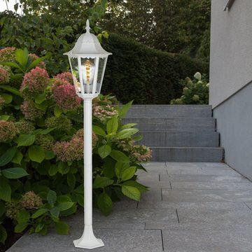 etc-shop Außen-Stehlampe, Leuchtmittel nicht inklusive, Gartenlaterne für Draußen Strom Außenstehlampe für Garten