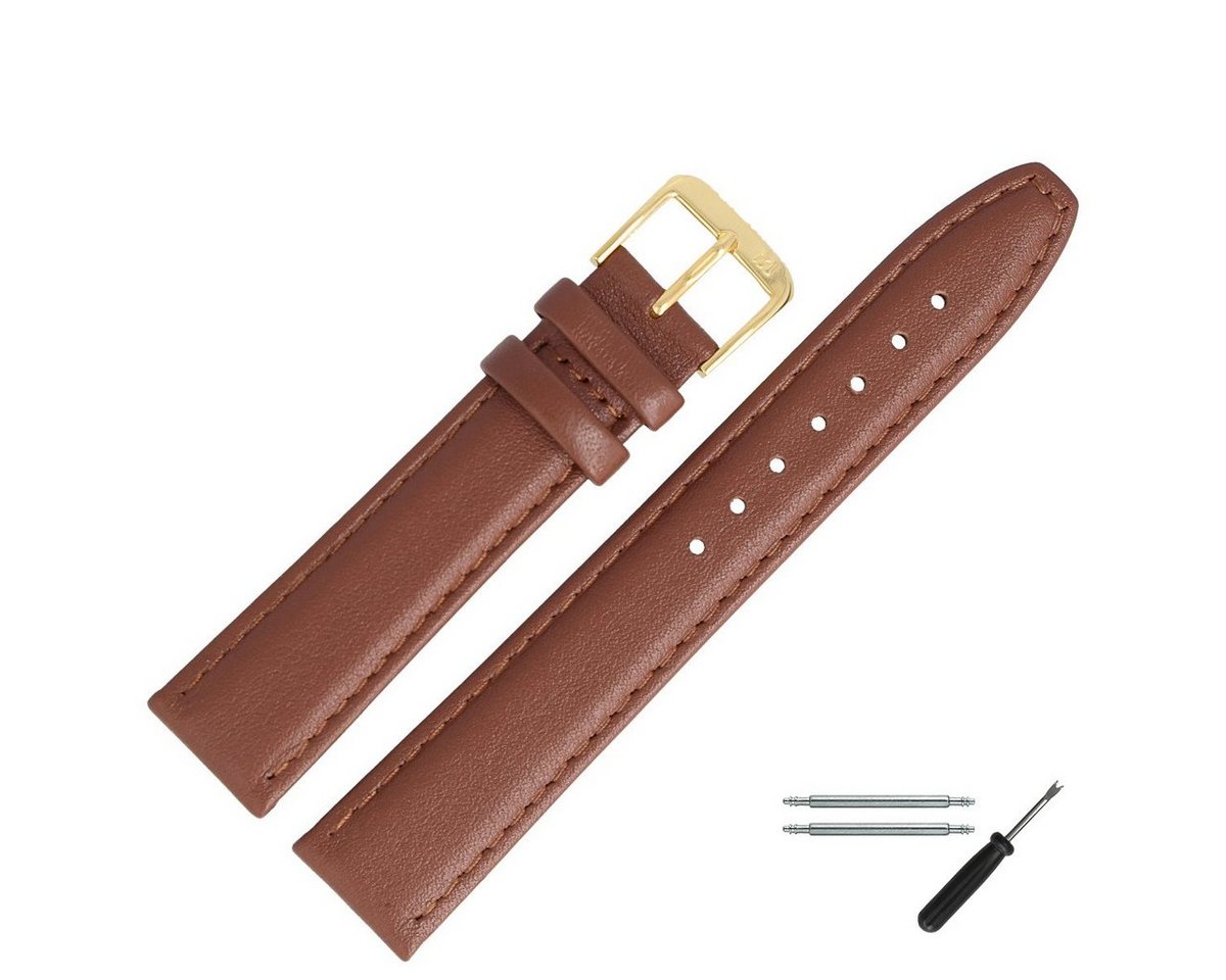 MARBURGER Uhrenarmband 18mm Leder