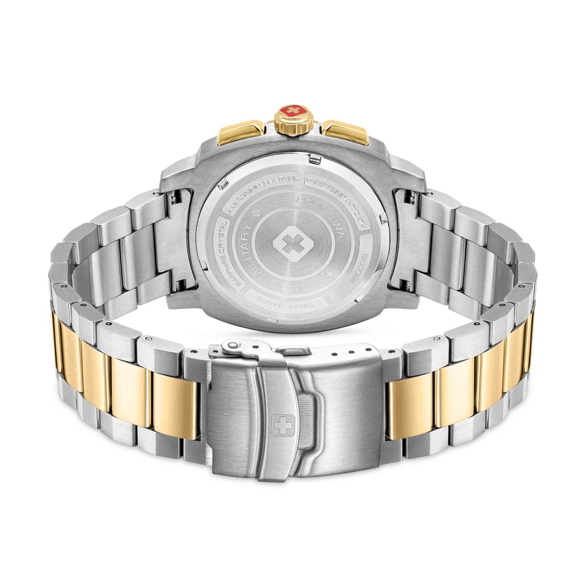 Swiss Military Hanowa Quarzuhr Quarzuhr Herrenuhr 41 mm Quarz Herren