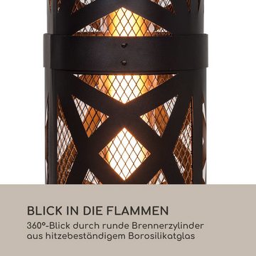 blumfeldt Terrassenstrahler Goldflame Style, 11200 W, elektrische Gasheizgerät terrassenheizstrahler Outdoor