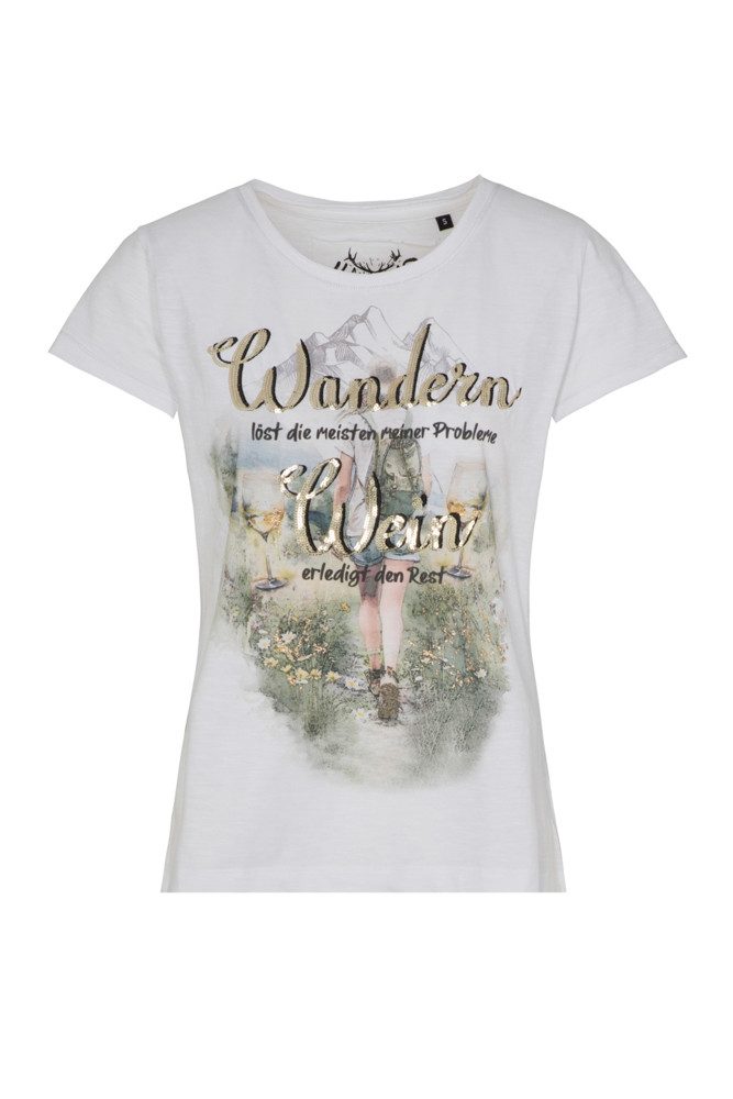 Hangowear T-Shirt Damen T-Shirt Bailey - weiß