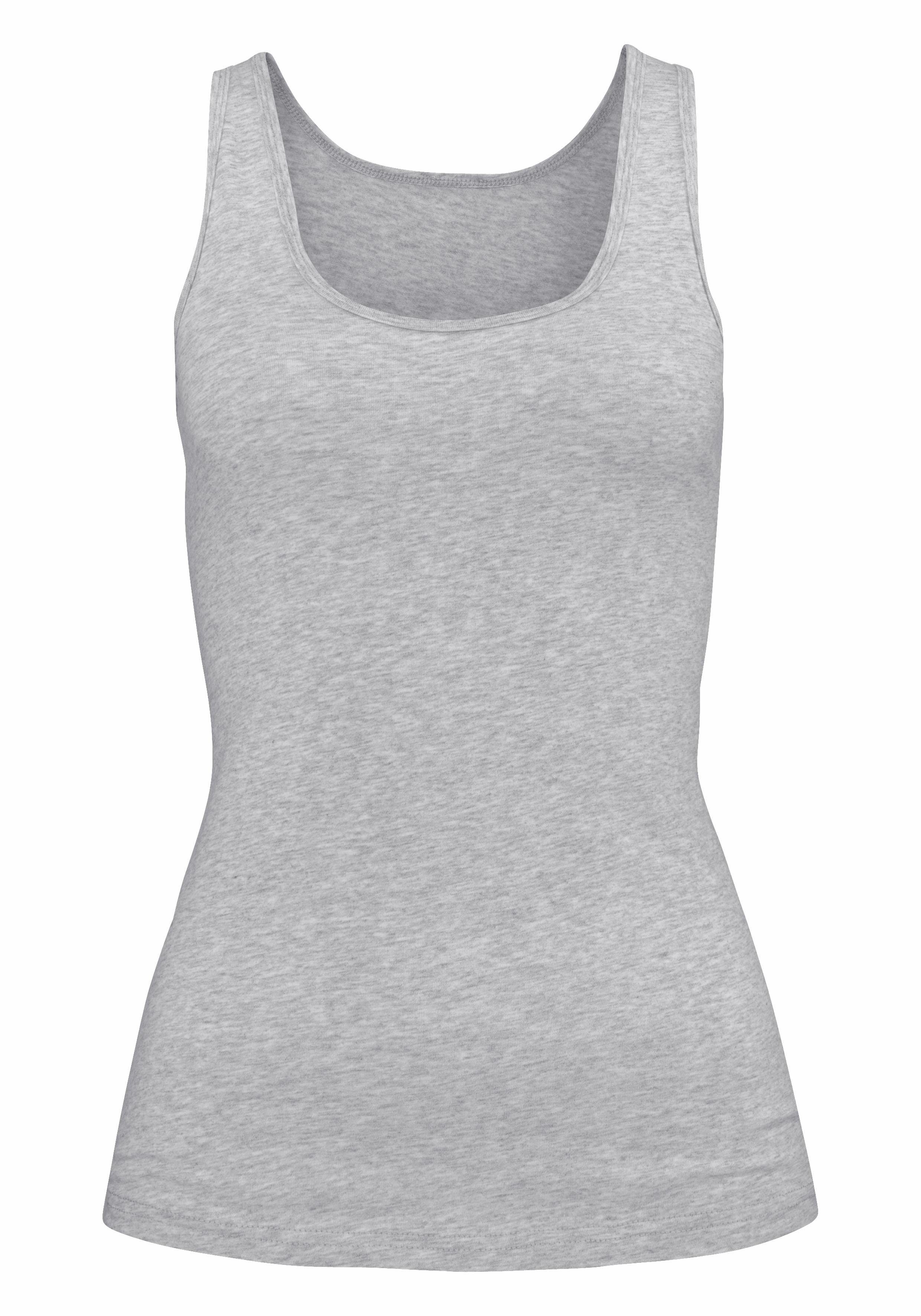 H.I.S Unterhemd (2er-Pack) aus elastischer Baumwoll-Qualität, Tanktop, Unterziehshirt – Bild 4 von 5