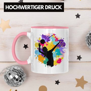 Trendation Tasse Trendation - Volleyball Geschenk Tasse Grafik Coach Herren Mädchen Kaffee Zubehör Volleyball-Spieler Spielerin