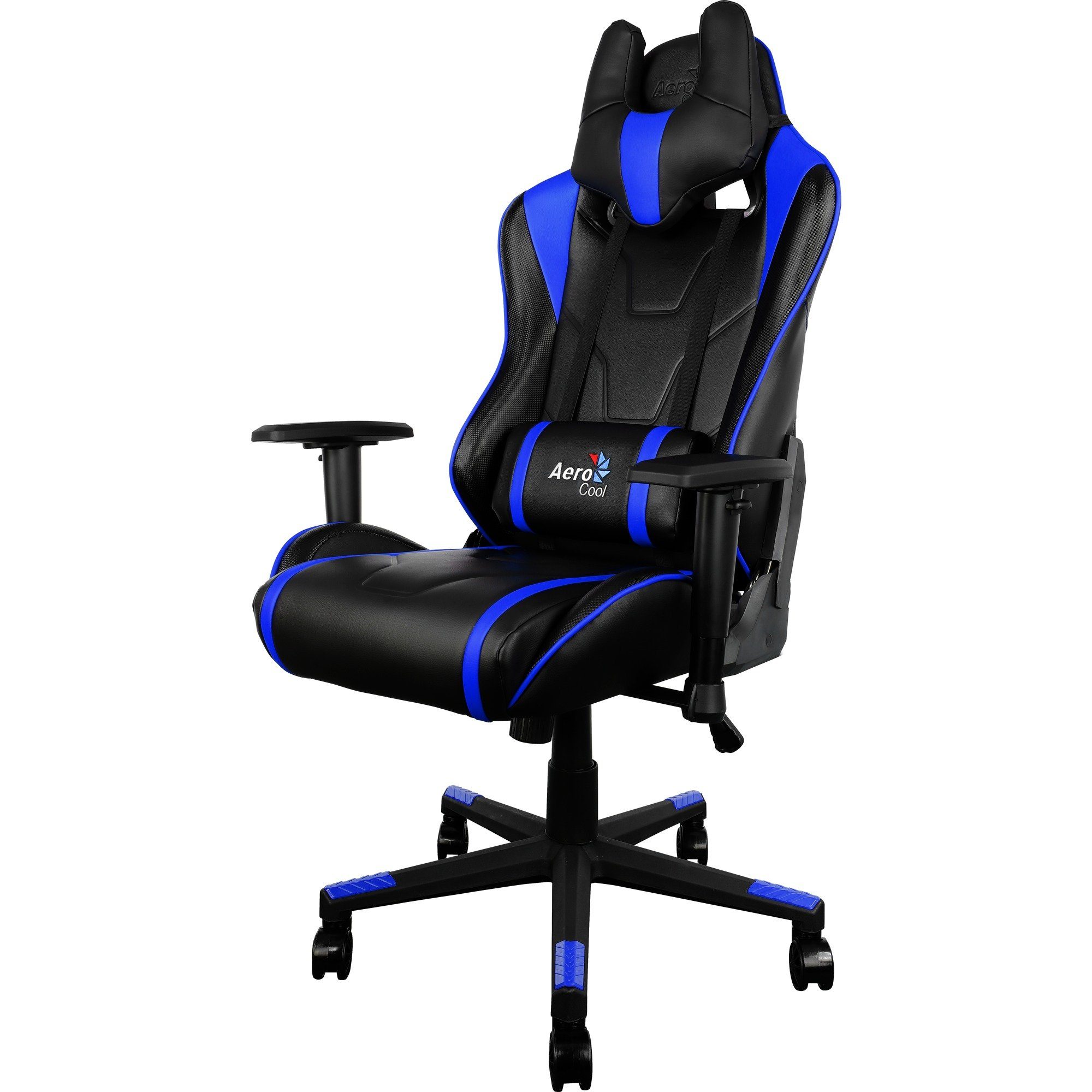 Gaming Chair, Aerocool AIR AC220 Aerocool Gaming-Stuhl schwarz/blau Gaming-Stuhl