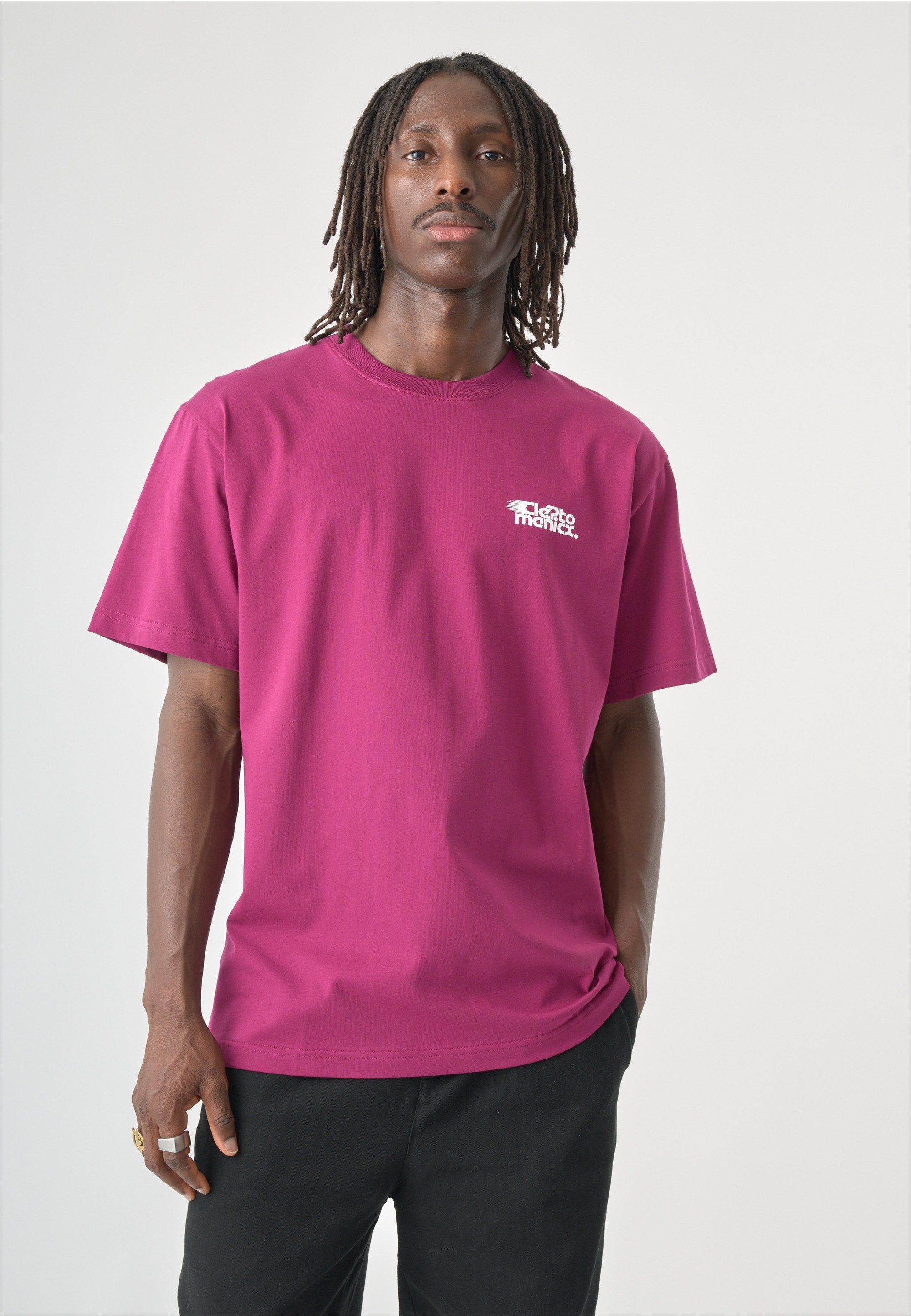 Cleptomanicx T-Shirt mit großem Rückenprint