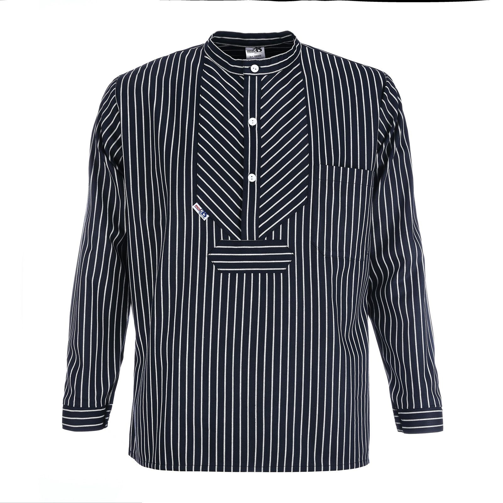 modAS Langarmhemd modAS Unisex Fischerhemd Basic günstig online kaufen
