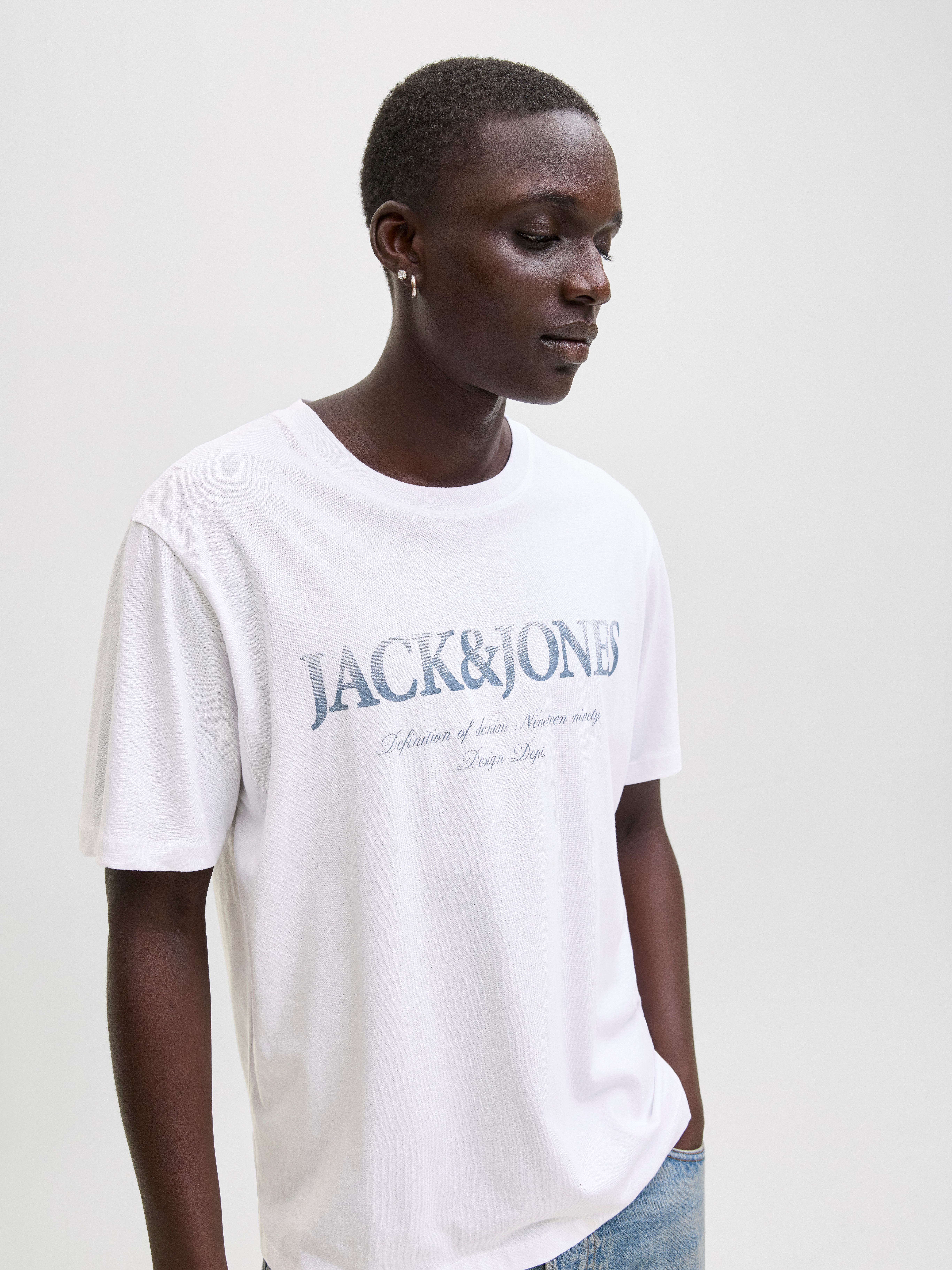 Jack & Jones Rundhalsshirt JJDEVIN DAYTONA PRINT TEE SS CREW NECK