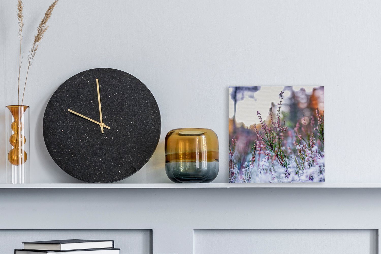 OneMillionCanvasses® Leinwandbild Blumen - Winter - Schnee, Fotodruck (1 St günstig online kaufen