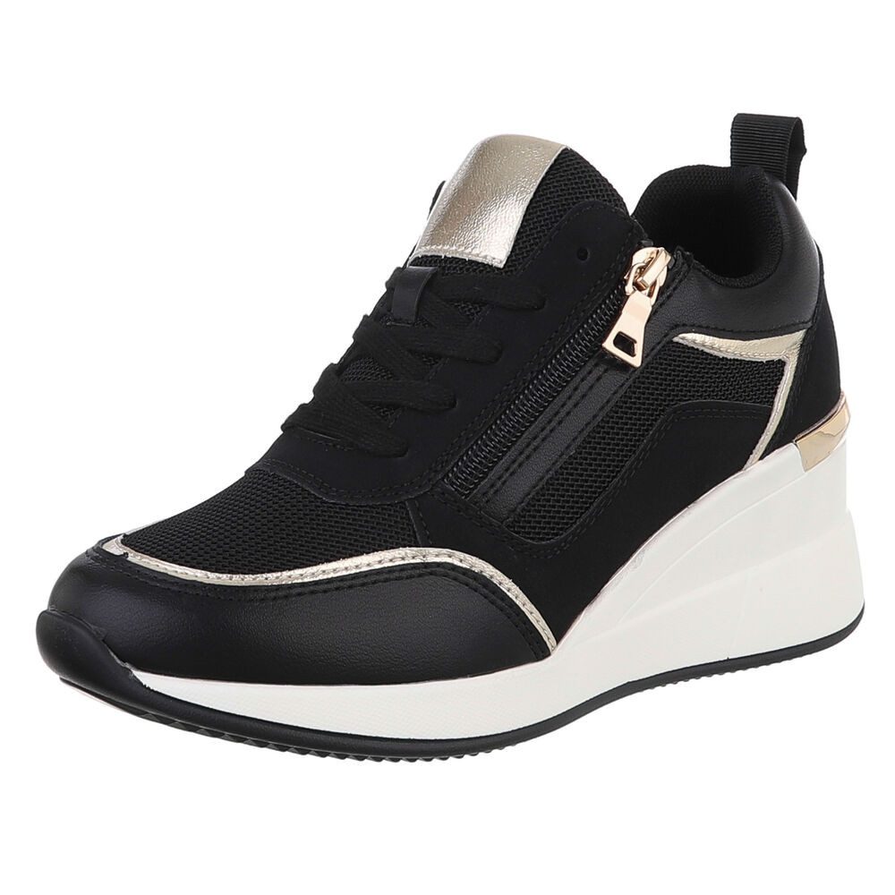 Ital-Design Damen Low-Top Freizeit Sneaker (88577372) Keilabsatz/Wedge Snea günstig online kaufen
