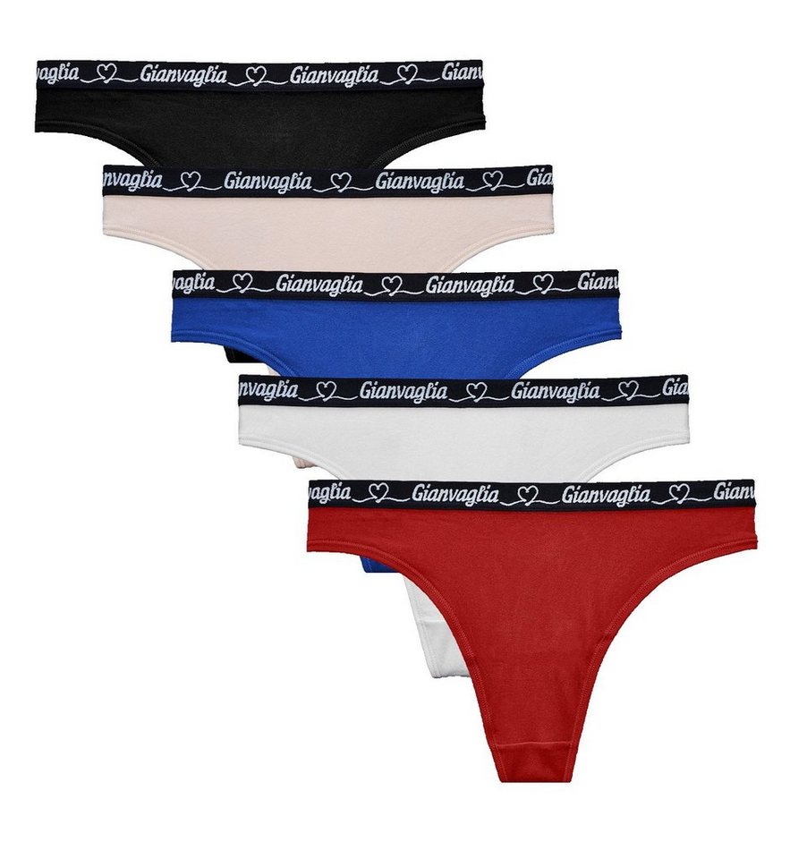 Rungassi String 5er Set Tanga String Tangaslip Damen Unterwäsche 820 Größe: XL