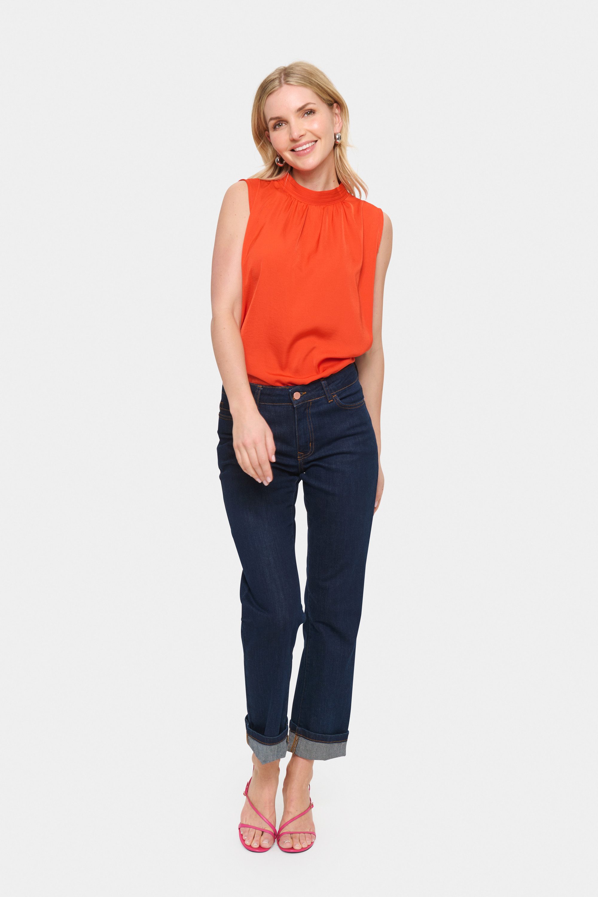 Saint Tropez Blusentop Ärmellose Bluse AileenSZ