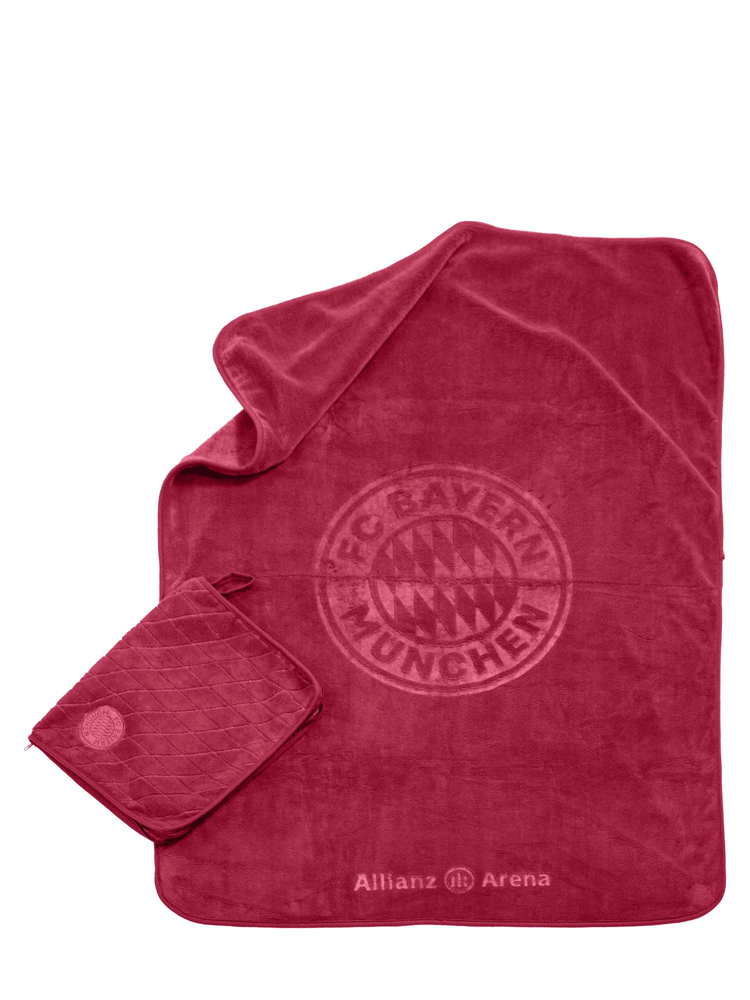 FC Bayern München Подушки FC Bayern München I Stadion Reise Set 2 in 1 I Bordeaux