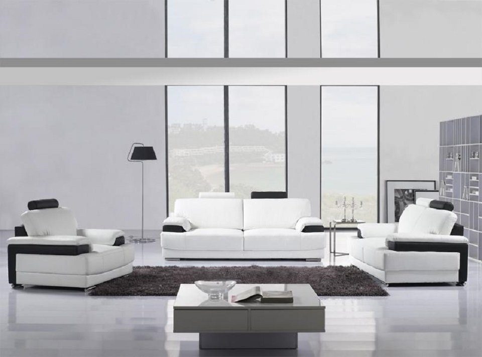 JVmoebel Sofa Moderne Sofagarnitur Sofa Couch Sitzer Set Design Polster, Made in Europe