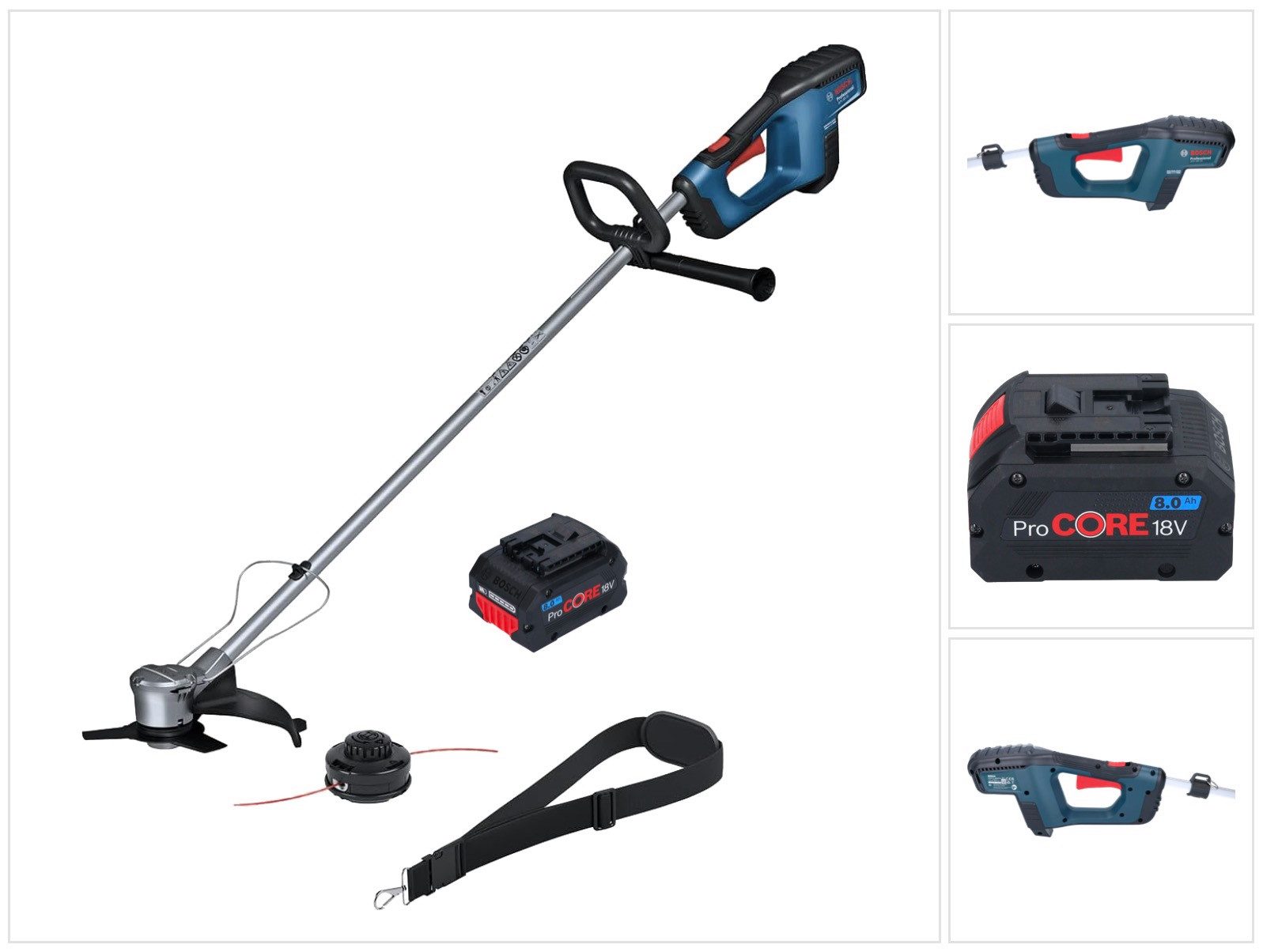 Bosch Professional Akku-Freischneider Bosch GFR 18V-23 Akku Замораживание 18 V 230 mm + 1x ProCORE 8,0 Ah