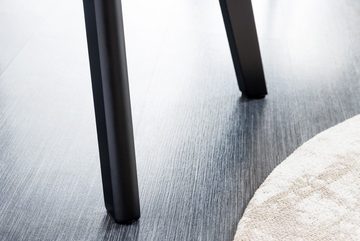 riess-ambiente Polsterstuhl NORDIC STAR senfgelb / schwarz (Einzelartikel, 1 St), Esszimmer · Strukturstoff · Massivholz · mit Armlehne · Küche · Design