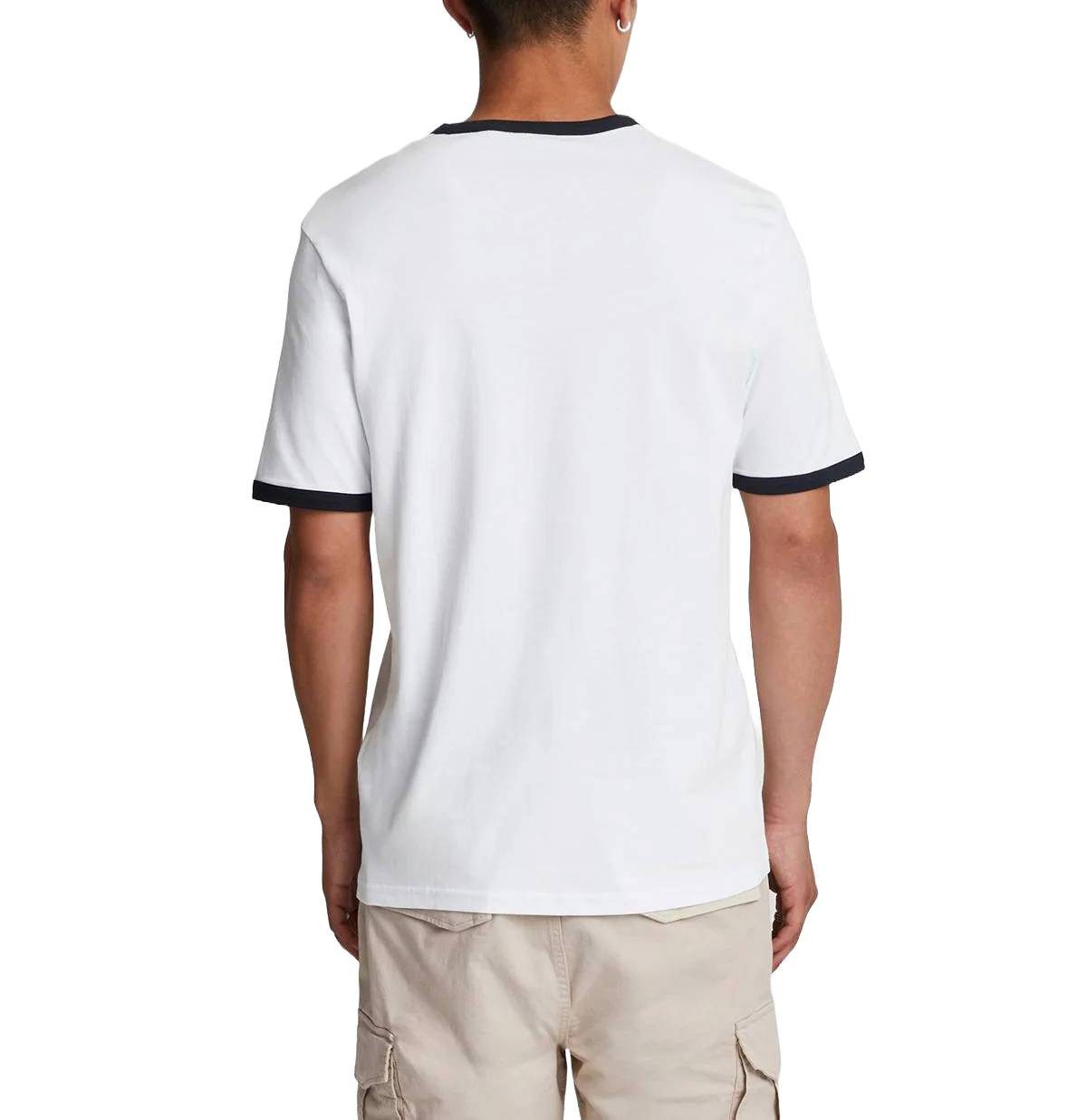 Lyle & Scott T-Shirt T-Shirt Lyle&Scott Ringer kontrastfarbene Bündchen günstig online kaufen
