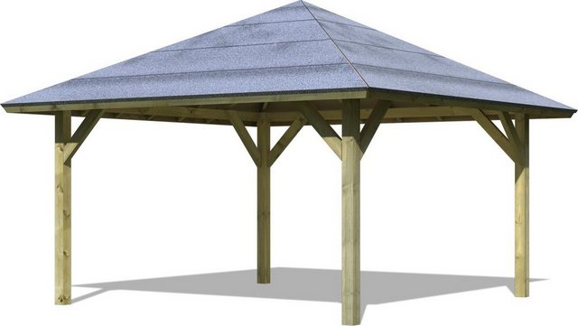 Karibu Holzpavillon »Holm 1«, BxT: 431x431 cm