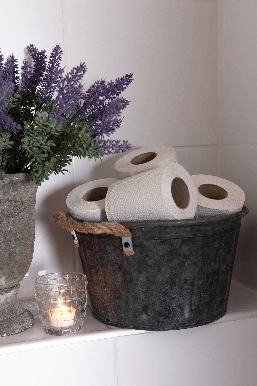 Clayre & Eef Wandbild, WC, Grosses Schoenes Toiletten WC Hinweisschild aus Metall rot mi