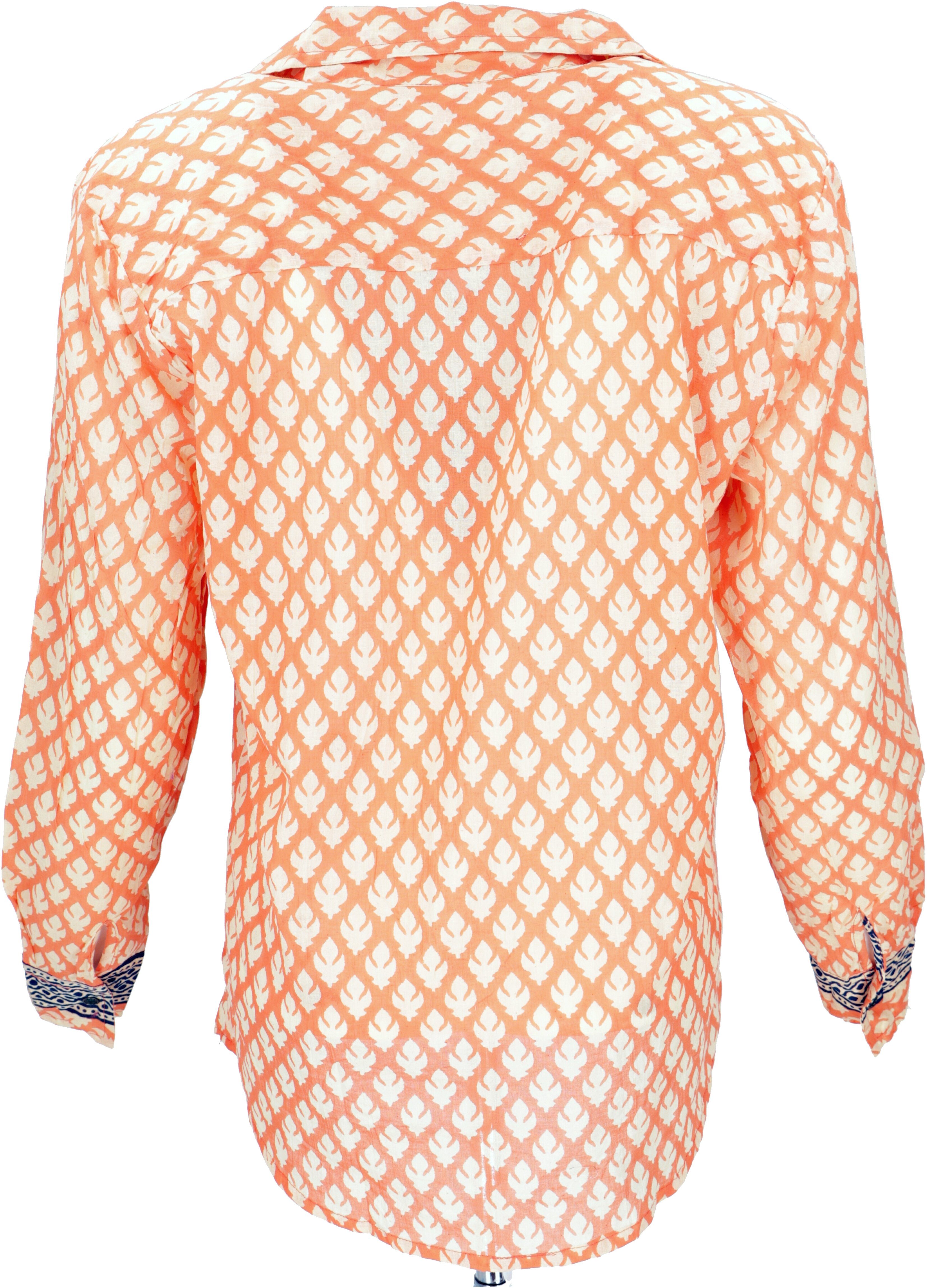 Guru-Shop Longbluse Leichtes Unisex Boho Baumwollhemd, günstig online kaufen