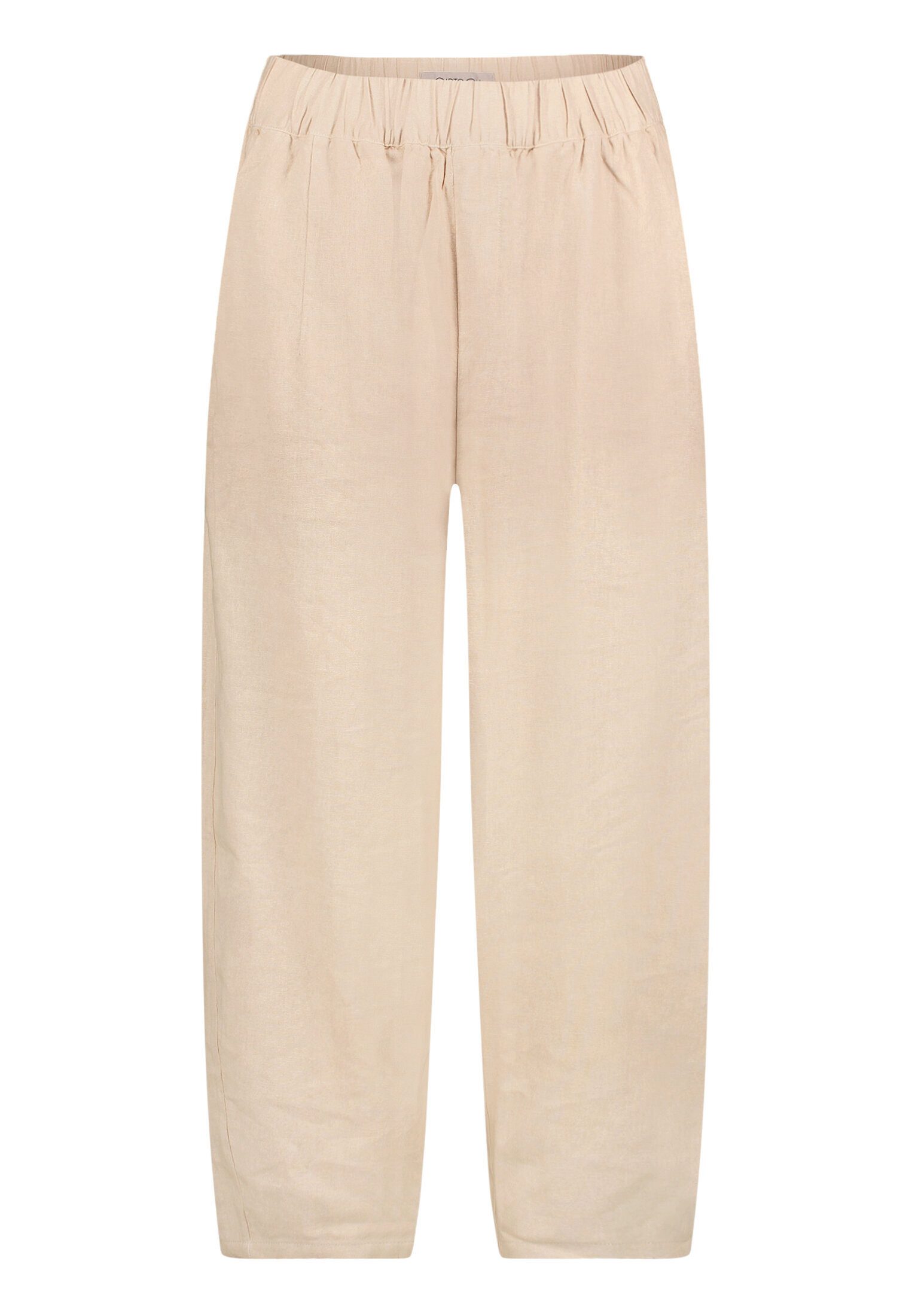 Cartoon Leinenhose Damen mit Gummizug