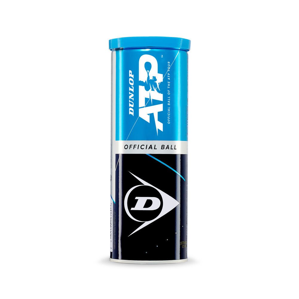 Dunlop Tennisball ATP - 3 Tennisbälle - Innendruckball - (3er Dose)