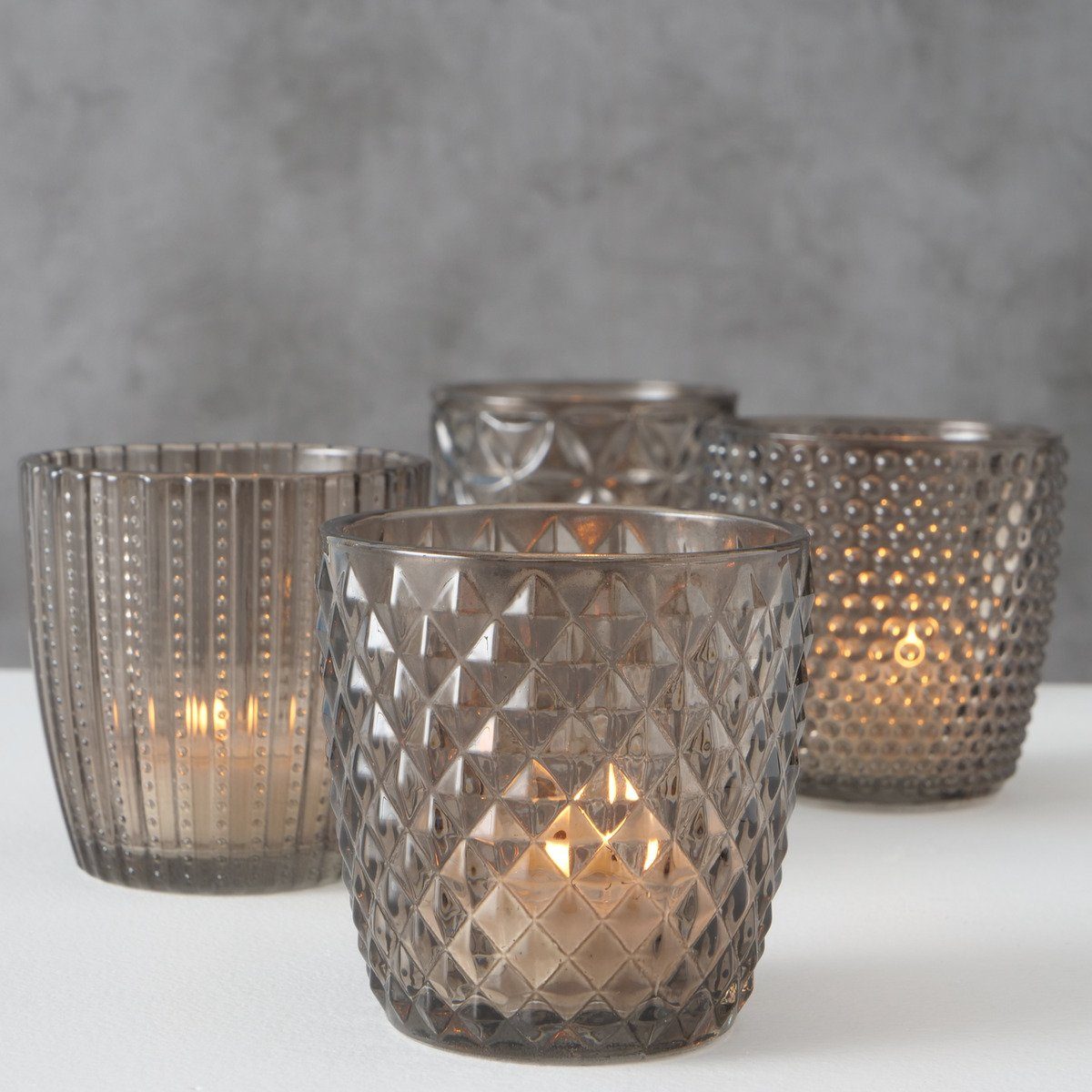 BOLTZE Kerzenständer Boltze Windlicht Set Marilu günstig online kaufen