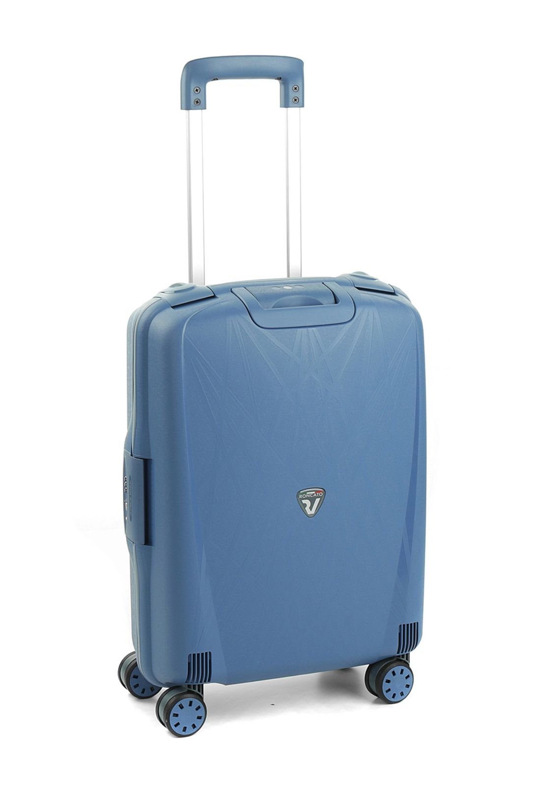 Avio Hartschalen-Trolley RONCATO 4 Rollen Blue Light,