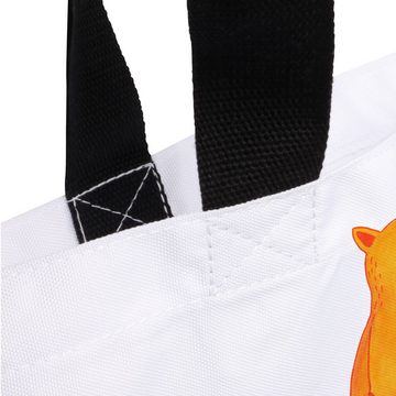 Mr. & Mrs. Panda Shopper Fuchs Laterne - Weiß - Geschenk, Schultasche, Tasche, Schulbeutel, Au (1-tlg), Einzigartige Designs