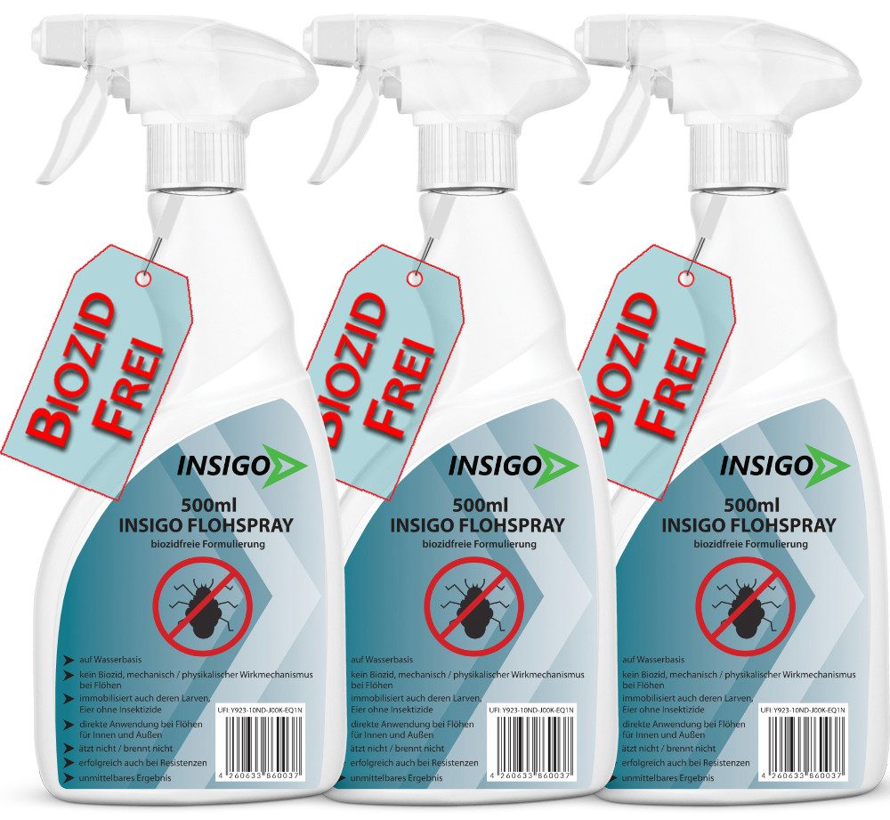 Insektenspray Anti Floh-Spray Floh-Mittel Ungezieferspray