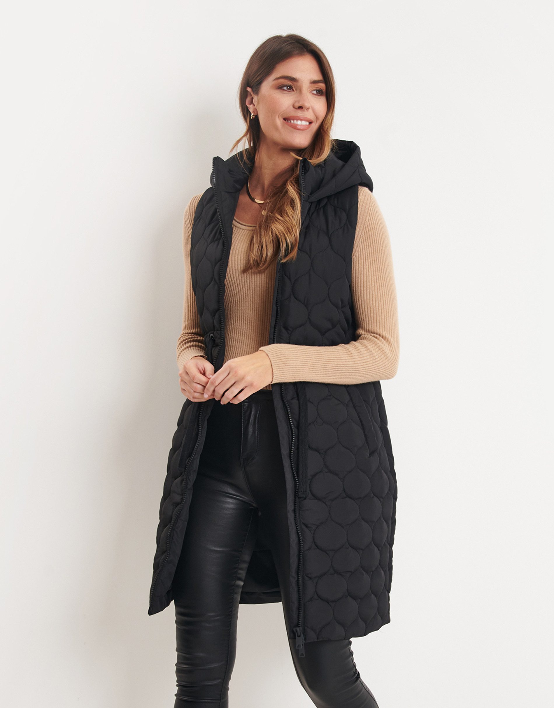 Threadbare Softshellweste (1-tlg) mit langem Schnitt günstig online kaufen