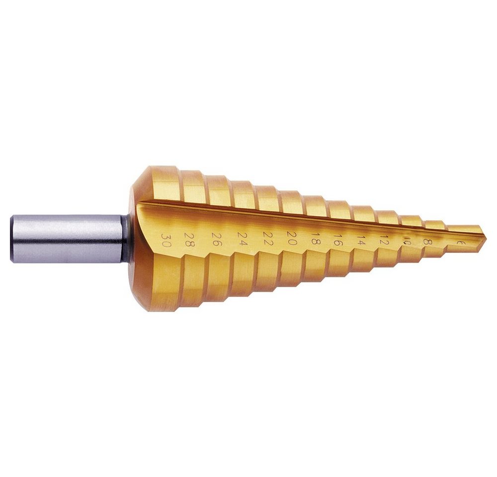 Thumbnail - Exact Metallbohrer Exact 5351 HSS Stufenbohrer-Set 3teilig 4 - 12 mm, 4 - 20 mm, 6 - 30 m