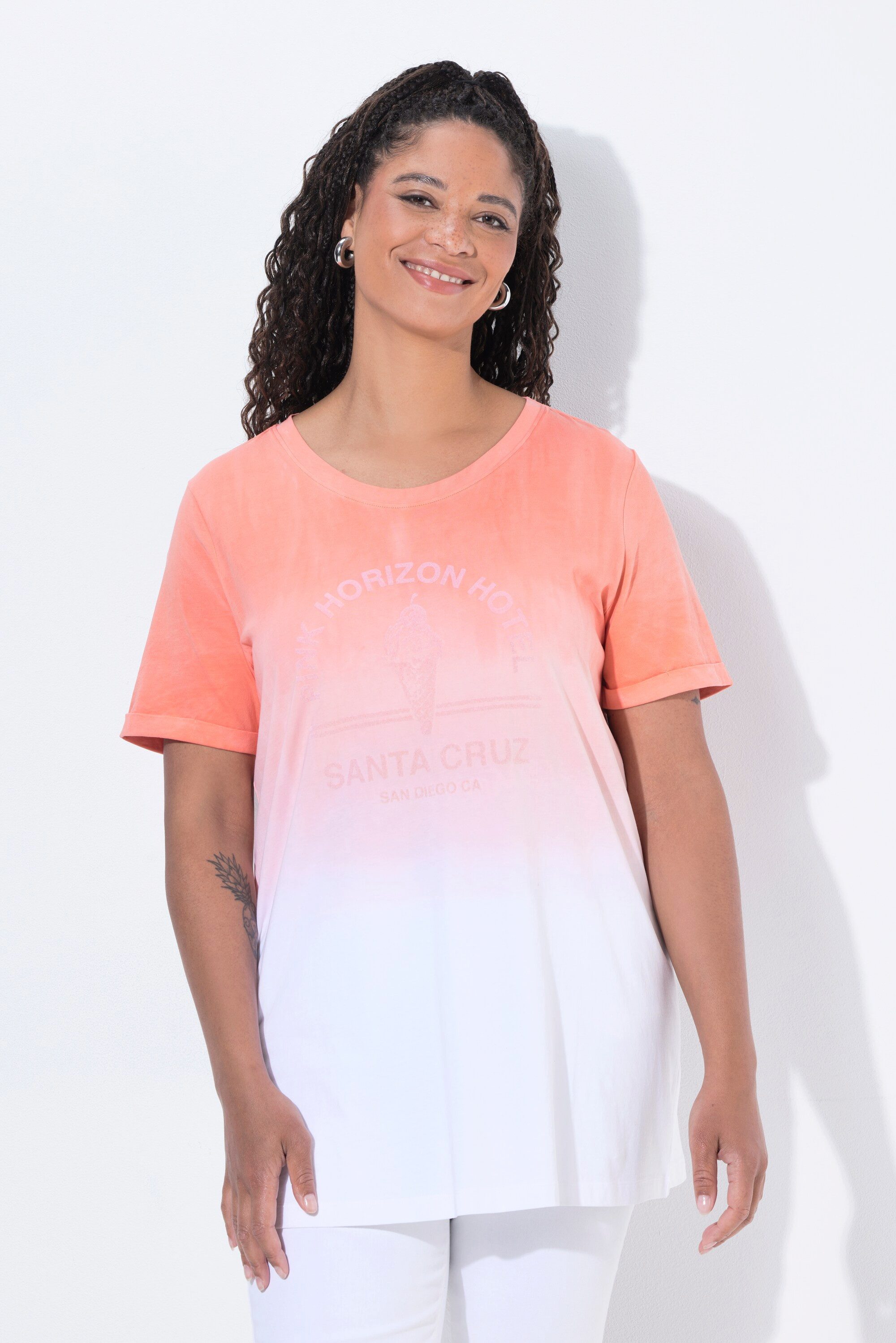 Angel of Style T-Shirt T-Shirt Comfort Fit Farbverlauf Halbarm