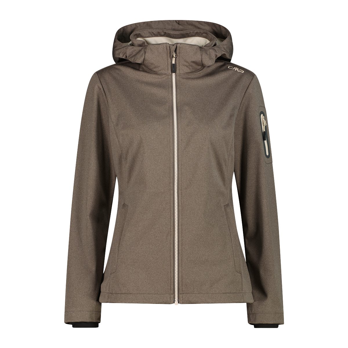 CMP Funktionsjacke WOMAN JACKET ZIP HOOD TOFFEE MEL.