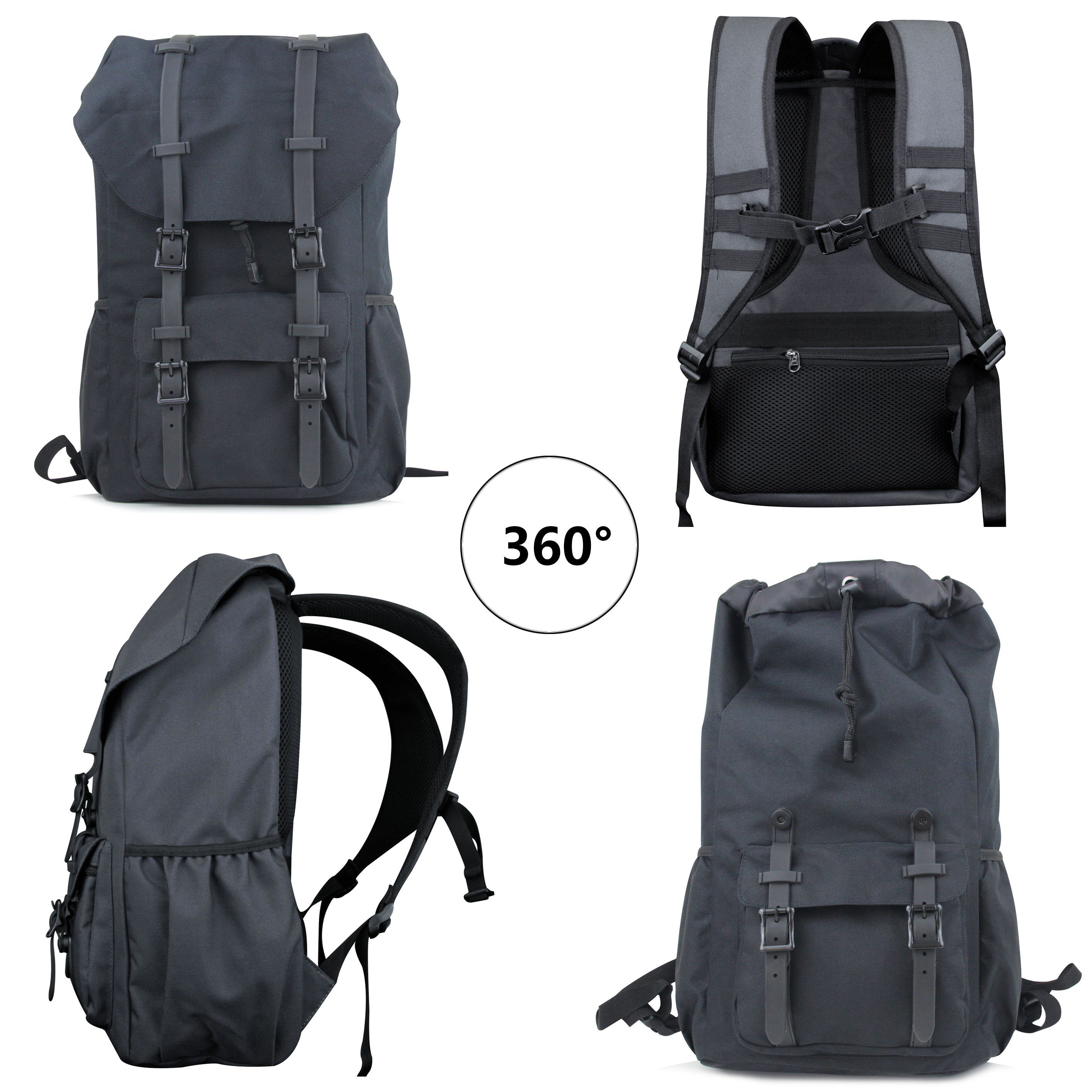 Frentree Rucksack Rucksack 14'' Notebook, Laptoptasche für Universität Reisen Wandern
