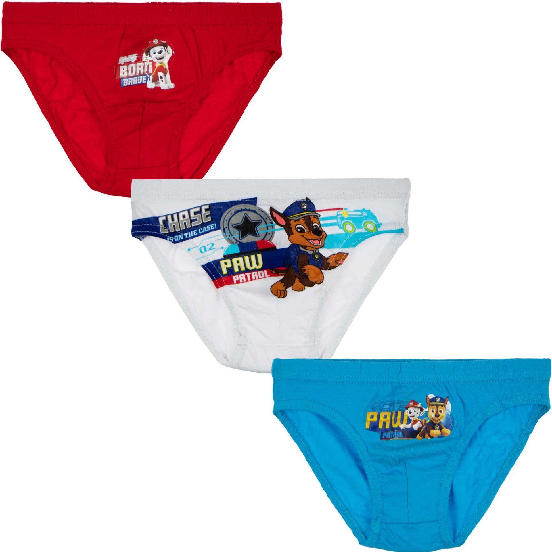 Slip Paw Patrol 3er Pack Chase Marshall Kinder Unterwäsche
