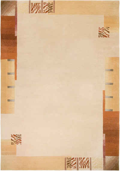 Wollteppich Patana Spezial, LUXOR living, rechteckig, Höhe: 12 mm, Nepalteppich, reine Wolle, handgeknüpft, mit Bordüre