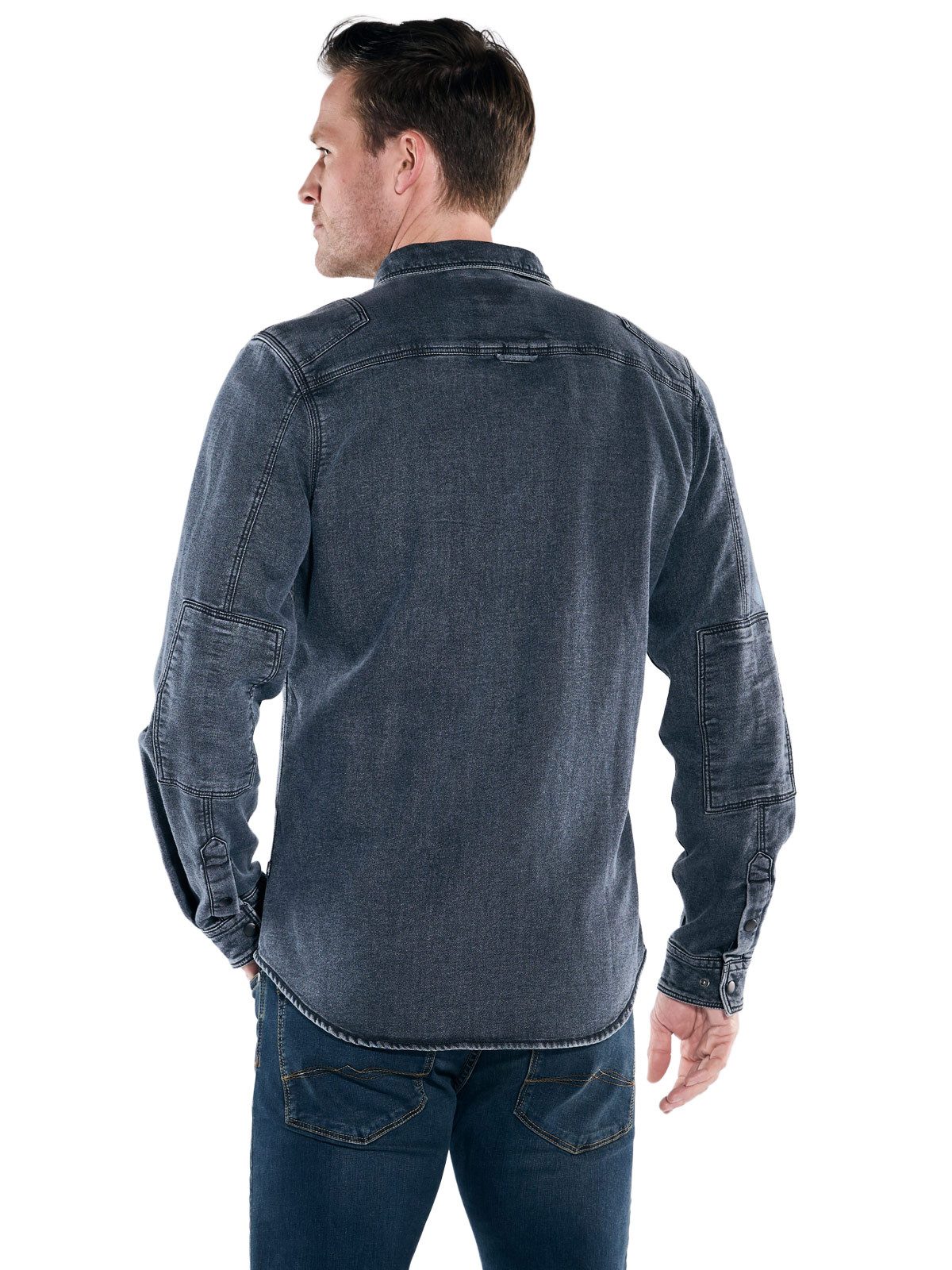 Engbers Langarmhemd engbers Herren Hemd uni, Saphirblau günstig online kaufen