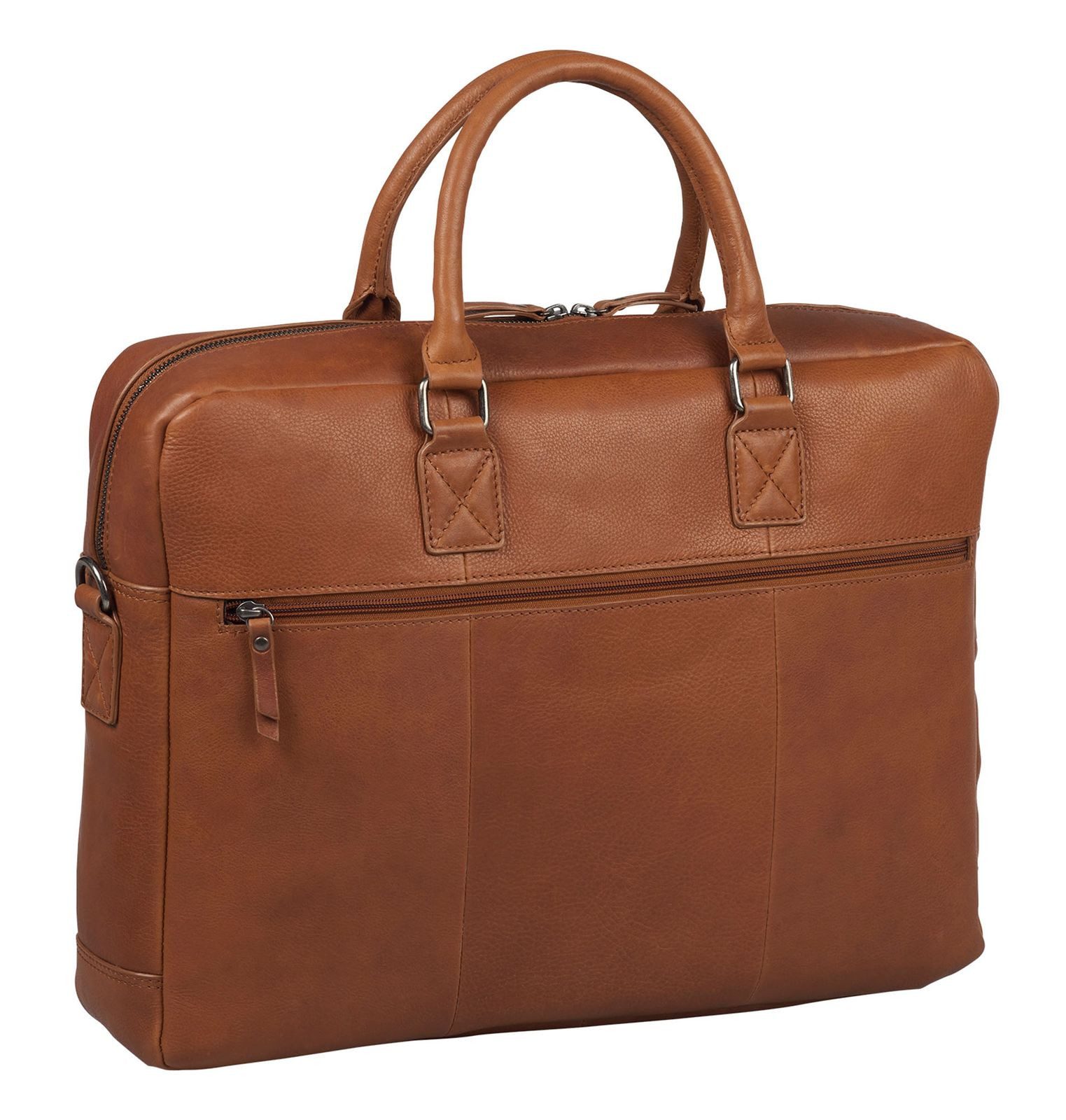Burkely Businesstasche Laptop Bag 17", aus echtem Leder