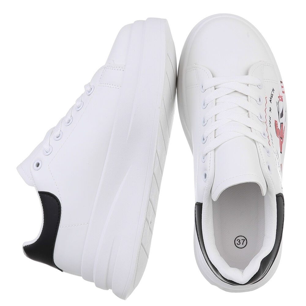 Ital-Design Damen Low-Top Freizeit Sneaker (88519173) Flach Sneakers Low in günstig online kaufen